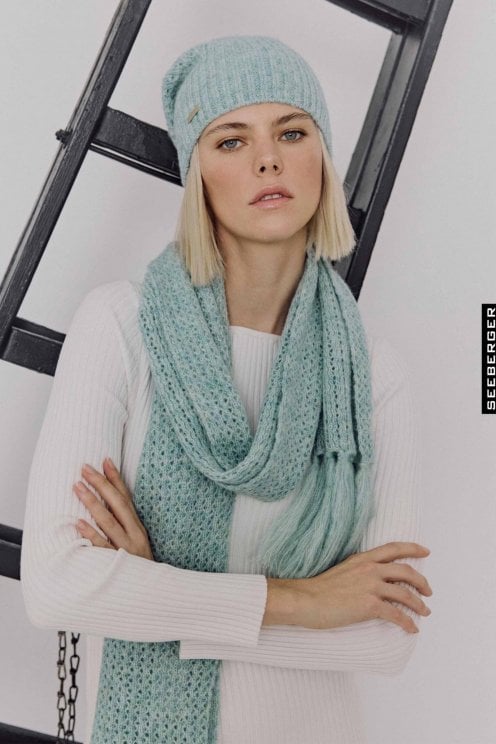 Ajour Design Head Sock Mint