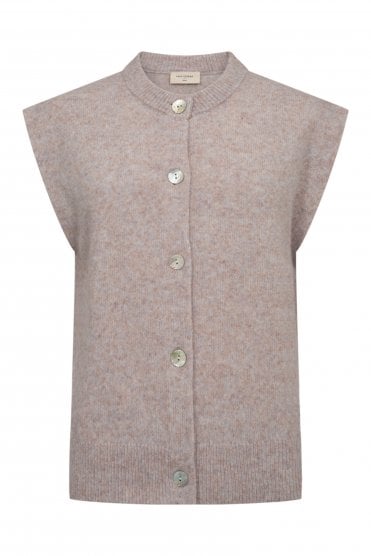 Alpa Alpaca Blend Slipover Pale Mauve Mel