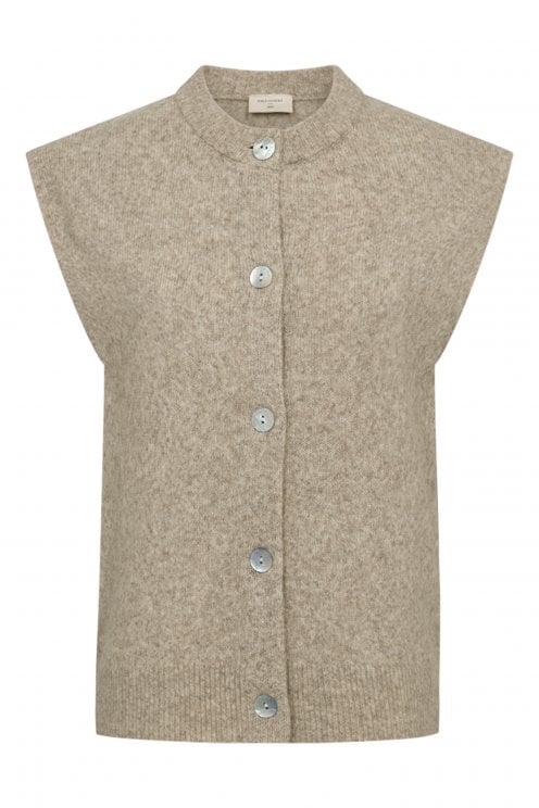 Alpa Alpaca Blend Slipover Silver Mink Mel