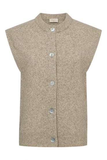 Alpa Alpaca Blend Slipover Silver Mink Mel