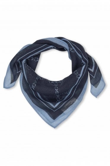 Alvienne Scarf Dress Blue