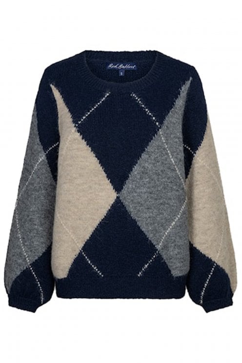 Argyle Pullover Indigo