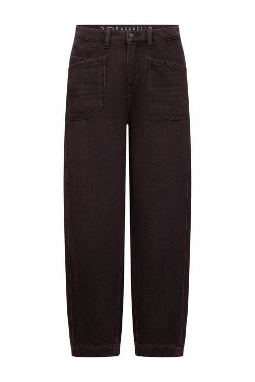 Arin True Soft Denim Jeans Burgundy