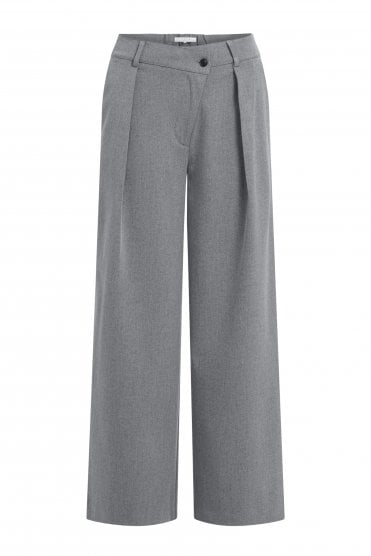 Asymmetrical Trousers Anthracite Mel