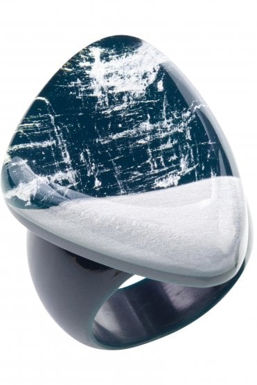 Avani Ring Silver/teal