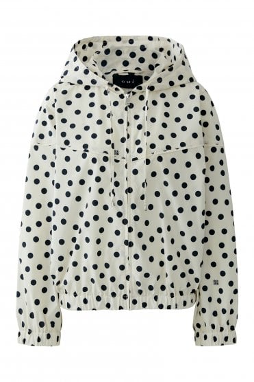 Blouson Dot Jacket Off White/black