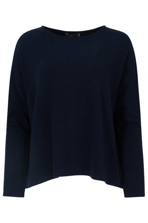 Boxy Soft Knit Pullover Oceano