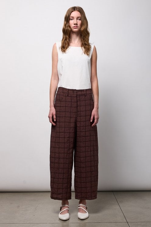 Boyfriend Check Pants Bark