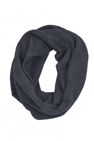 Bubble Loop Scarf Black
