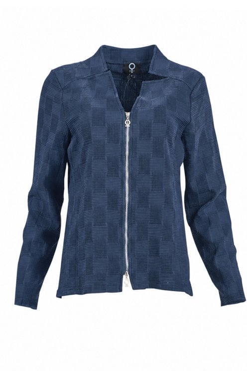 Bubble Short Jacket Blue