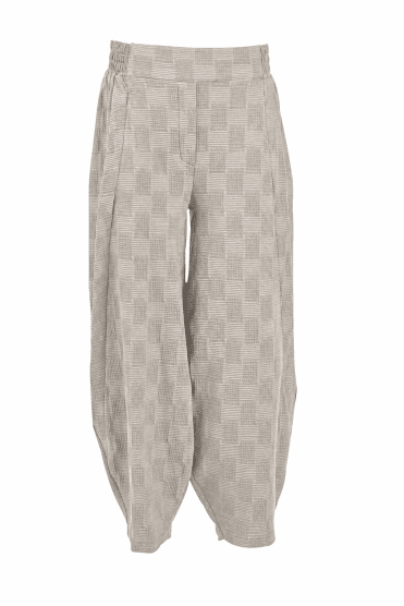 Bubble Wide Leg Pants Sand