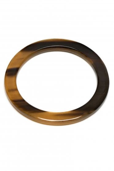 Buffalo Horn Bangle Brown Natural