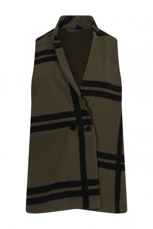Button Waistcoat Maxicheck