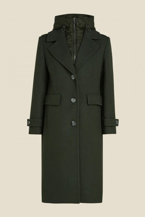 Cameron Coat Dark Bottle Green