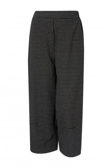 Check Balloon Pants Grigio