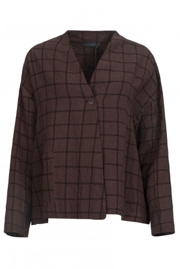 Check Jacket Bark