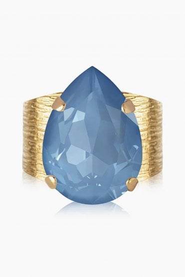 Classic Drop Ring Gold/denim Ignite