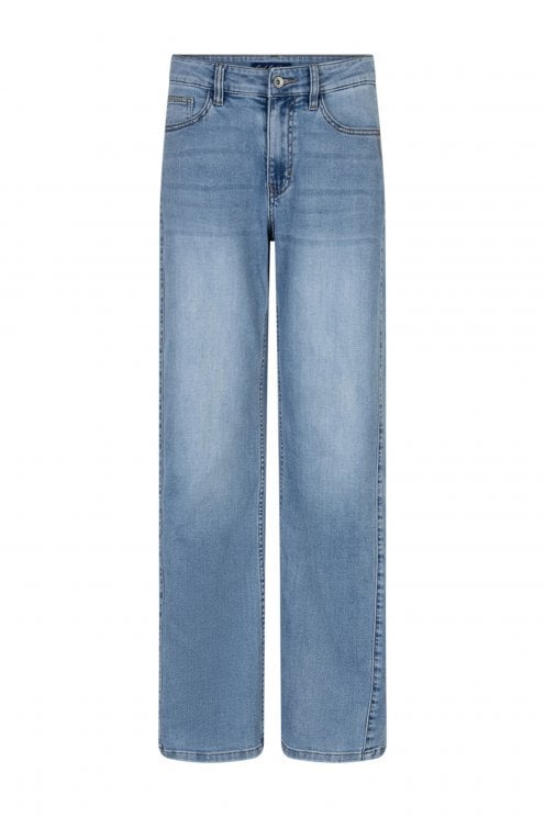 Claudette Slanted Seam Jeans Light Blue