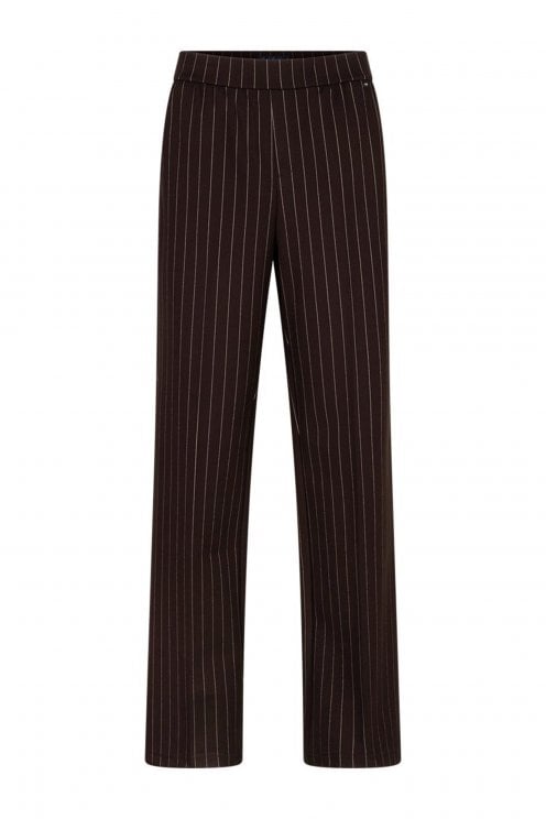 Colette Punta Pinstripe Trouser Espresso