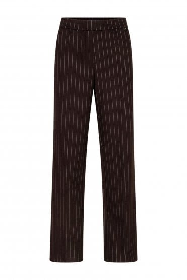 Colette Punta Pinstripe Trouser Espresso