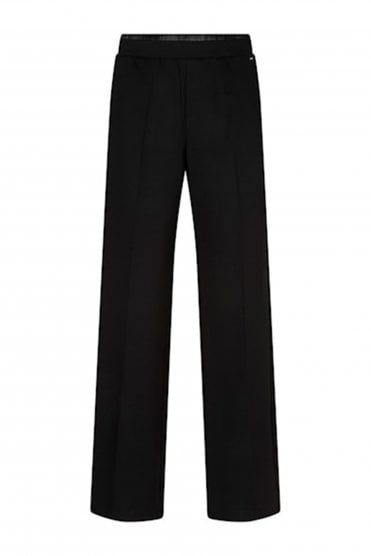 Colette Sporty Wide Leg Trouser Black