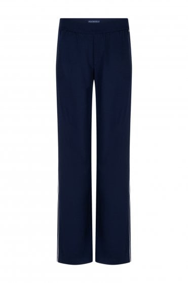 Colette Wide Leg Pants Dark Blue