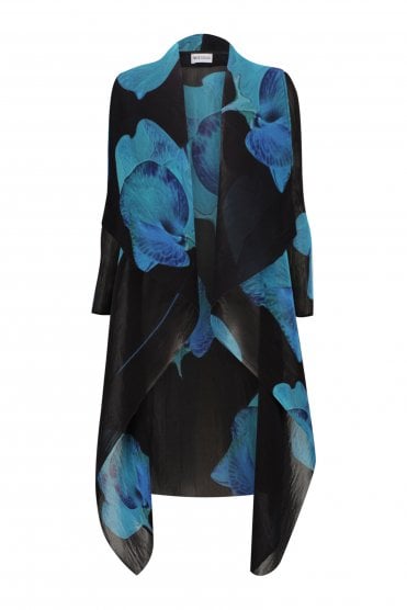 Collare Coat Aqua Pea