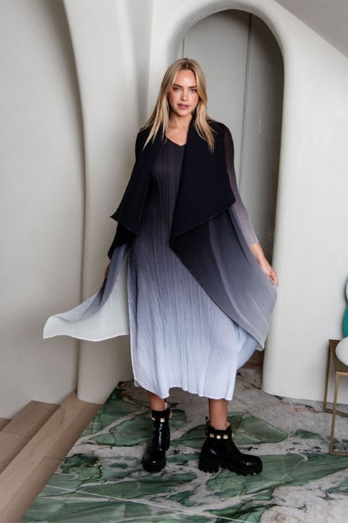 Collare Coat Onyx/snow