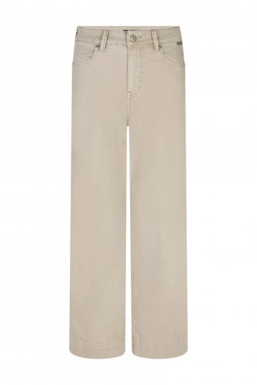 Conny Fancy Stitching Trouser Pebble
