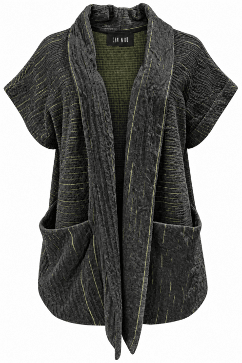 Contrast Rib Jacket