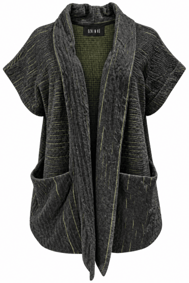 Contrast Rib Jacket