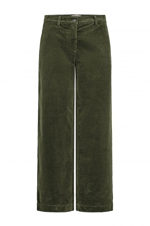 Cordy Pants Combu Green