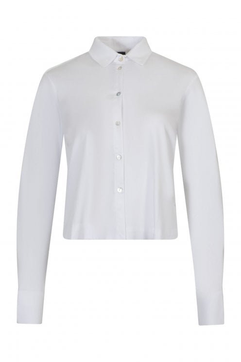 Cotton Blend Shirt White