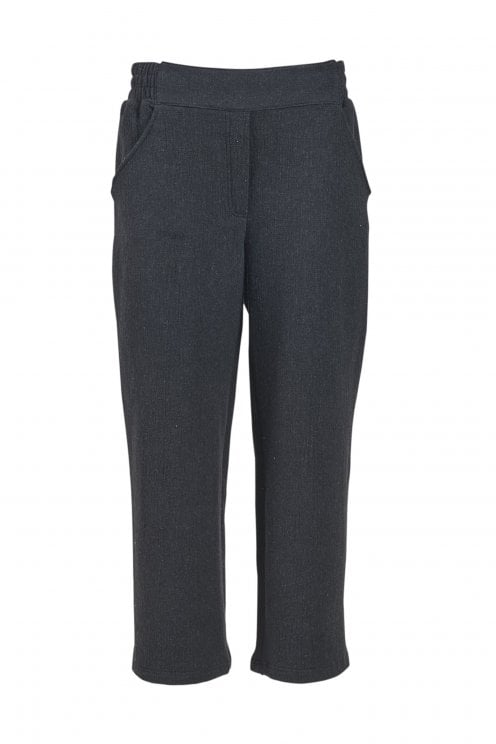 Crincle Pants Black