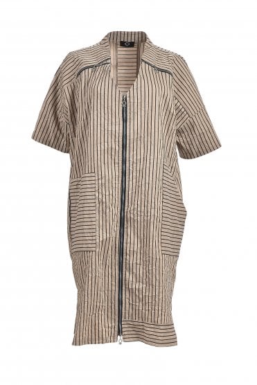 Crinkle Jacket Sand