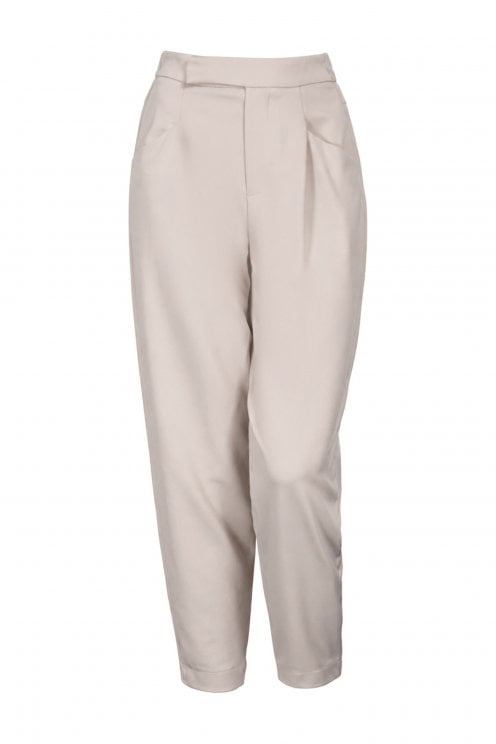 Crop Trouser Off White