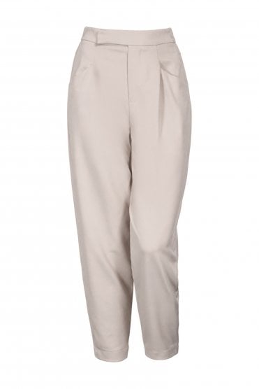 Crop Trouser Off White