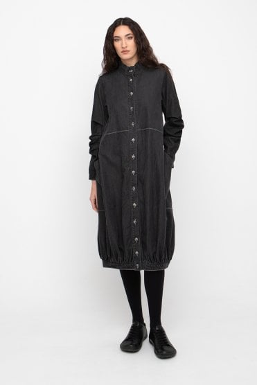 Denim Dress Black Denim