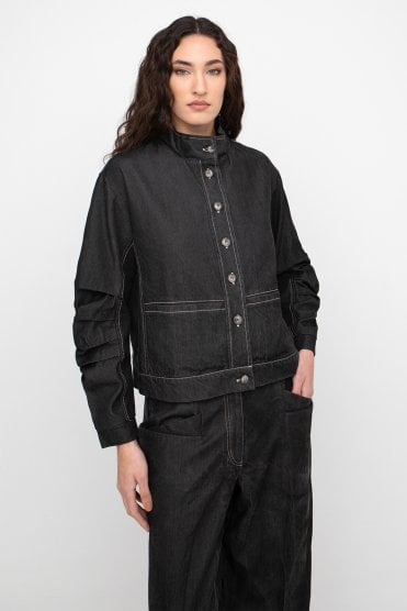 Denim Jacket Black Denim