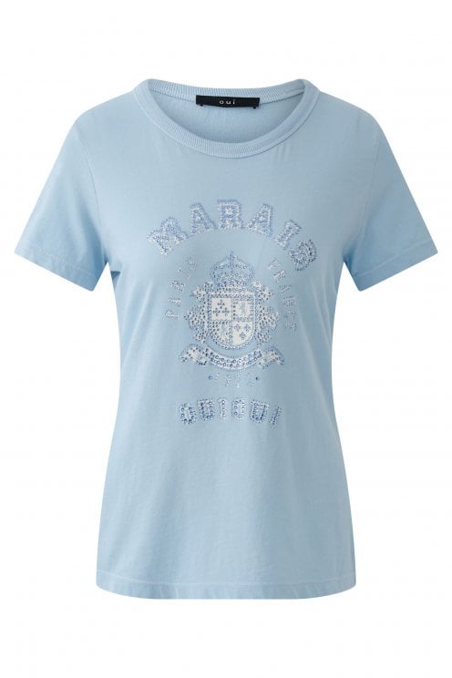 Diamante Tee Celestial Blue