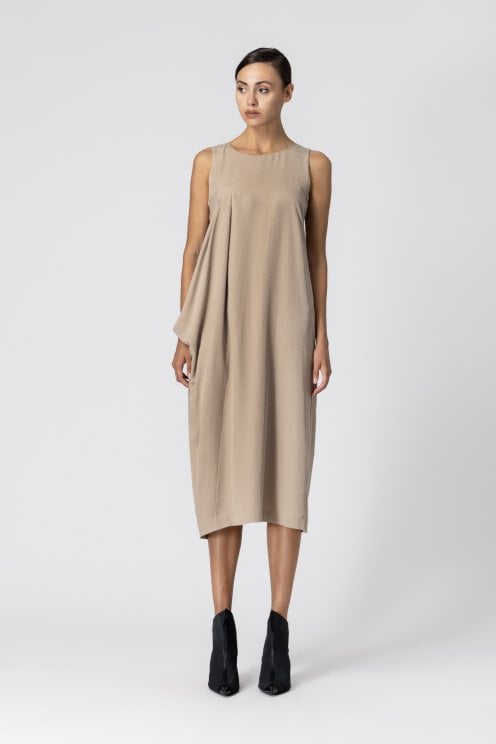 Dress With Pockets Stone