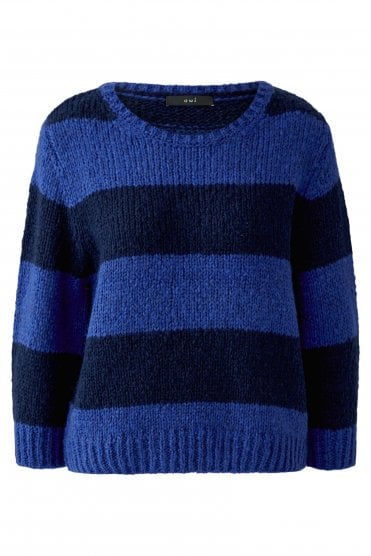 Esmy Angel Yarn Pullover Dark Blue