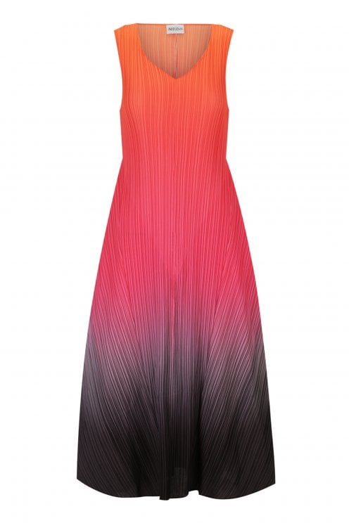 Estrella Dress Tangerine Pink Glow