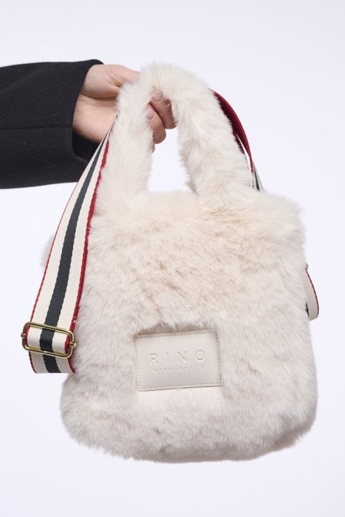 Faux Fur Handbag Birch