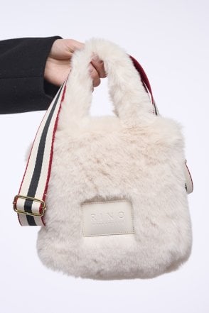 Faux Fur Handbag Birch