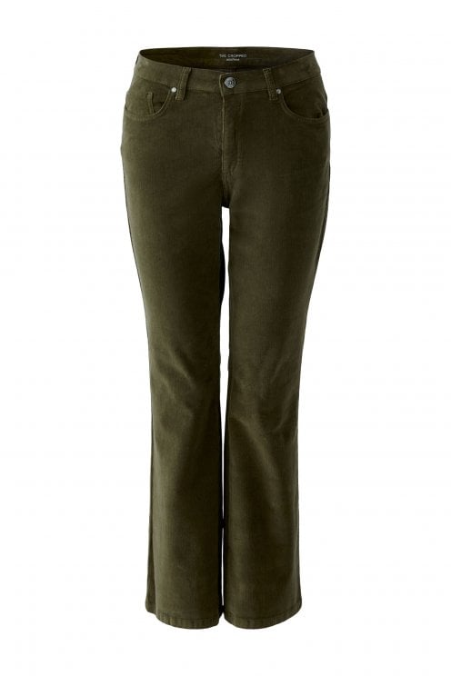 Fine Cord Trousers Khaki
