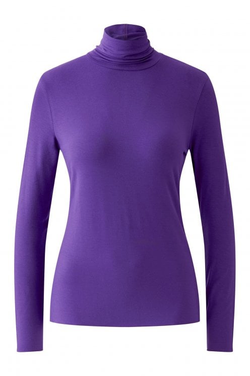 Fine Turtle Neck Amaranth Purple