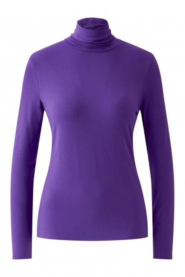 Fine Turtle Neck Amaranth Purple