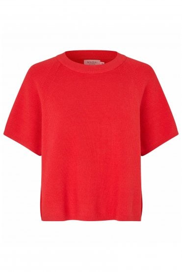 Fokimia Short Sleeve Pullover Poinsettia