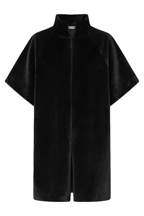 Friendly Teddy Coat Black